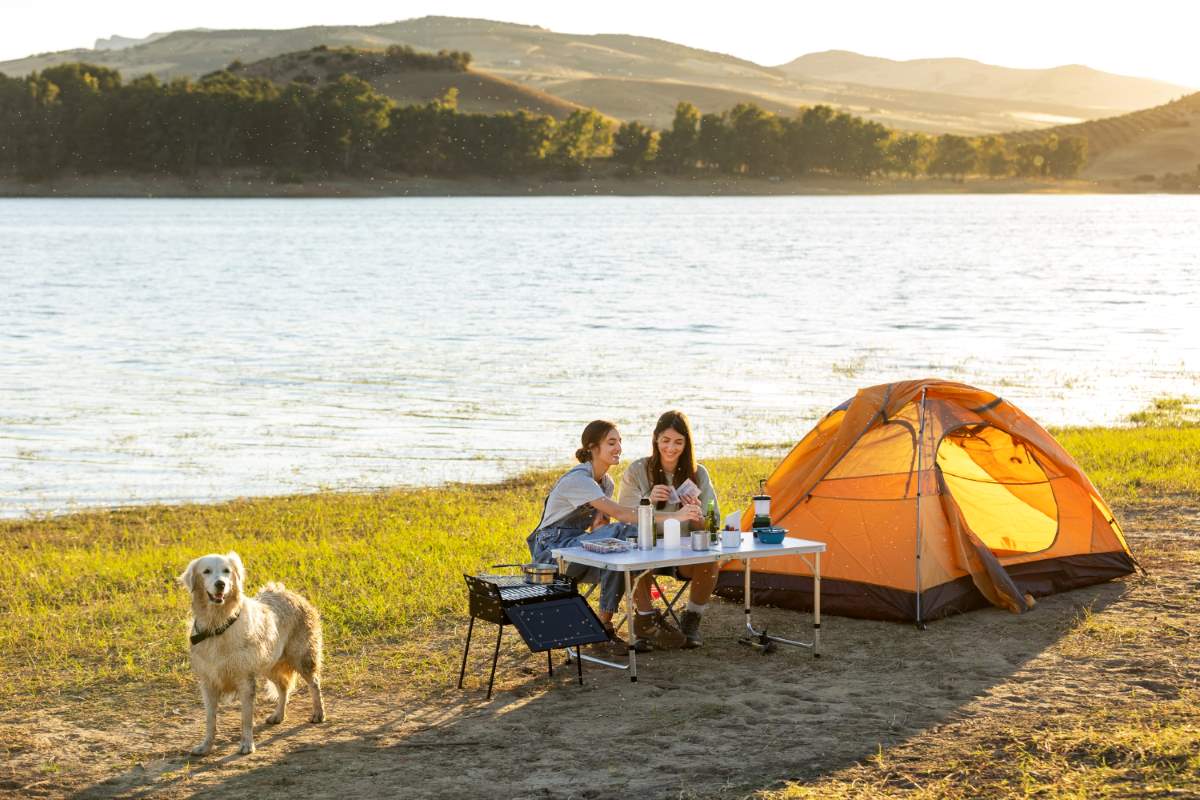 Pick a friendly spot for glamping with pooch
